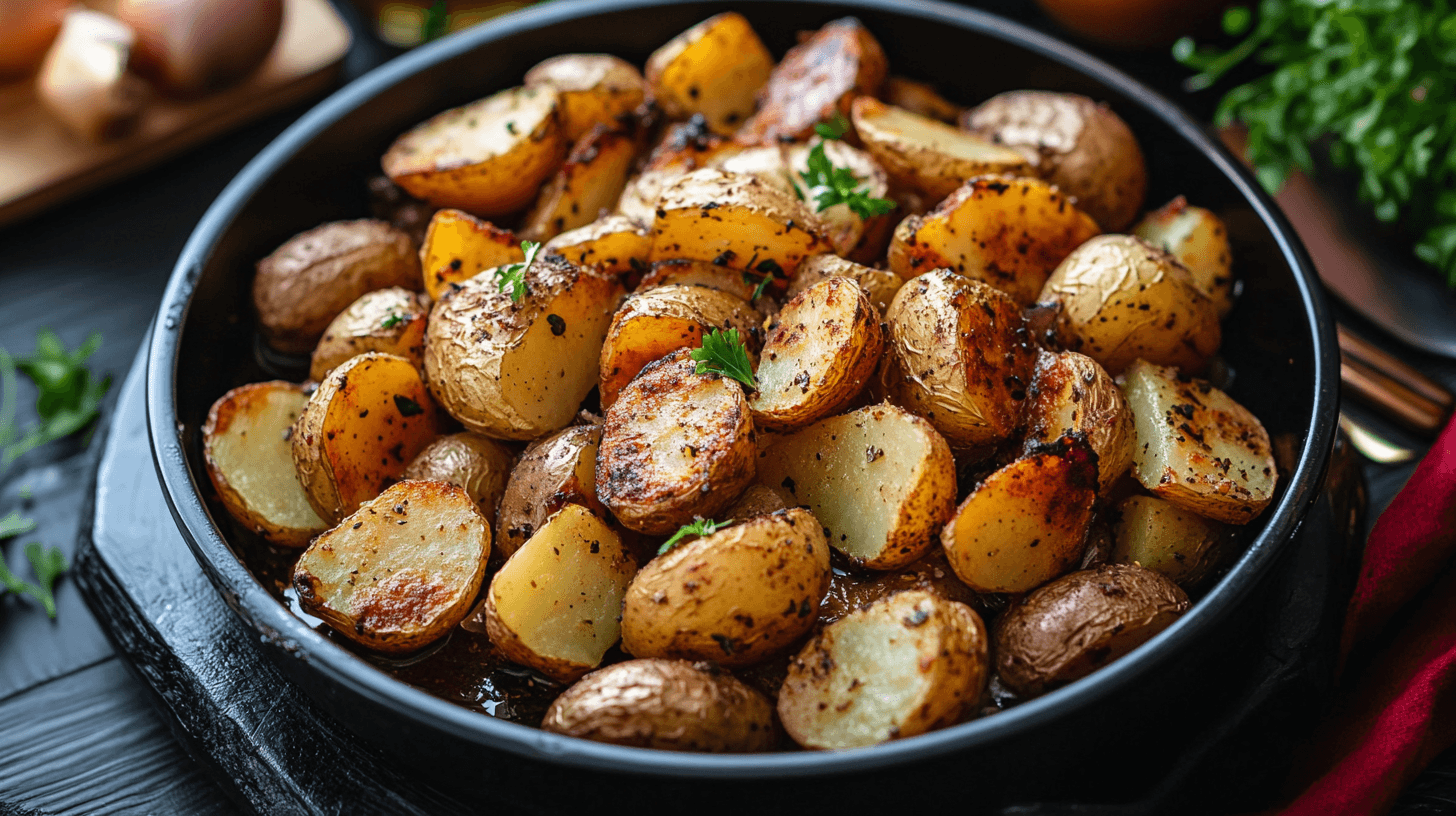 oil-free poor man's potatoes recipe