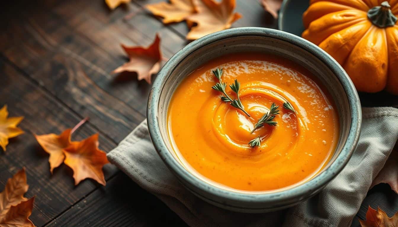 making thyme for health butternut squash sweet potato soup recipe