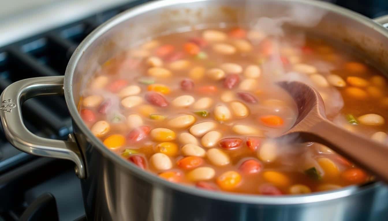 How do you make 15 bean soup less gassy?