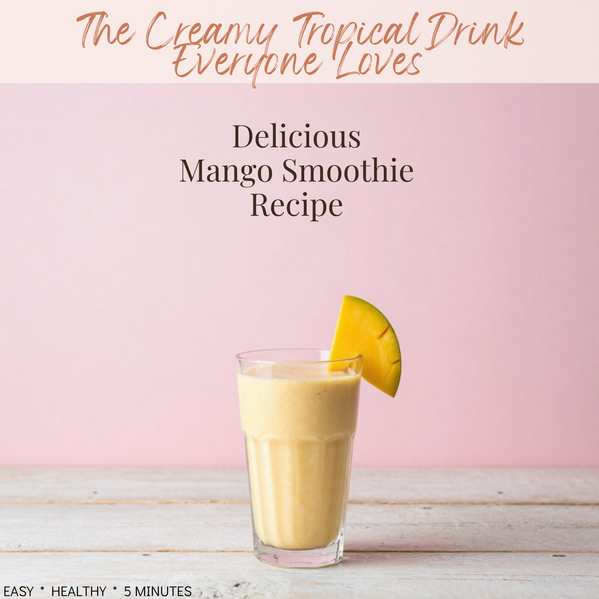 mango-smoothie-recipe A refreshing tropical mango pineapple smoothie served in a clear glass, garnished with freshly diced mango pieces. The smoothie has a creamy texture and a rich golden-yellow color, making it an enticing, nutrient-packed drink. In the background, a ripe pineapple and a sliced mango add to the vibrant tropical aesthetic.